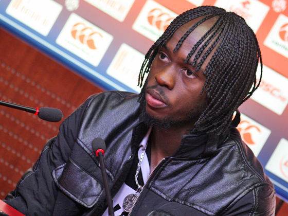 Gervinho marks Arsenal debut with double
